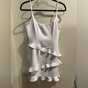 Selfie Leslie White bodycon mini dress